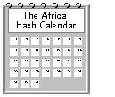 Africa Hash Calendar